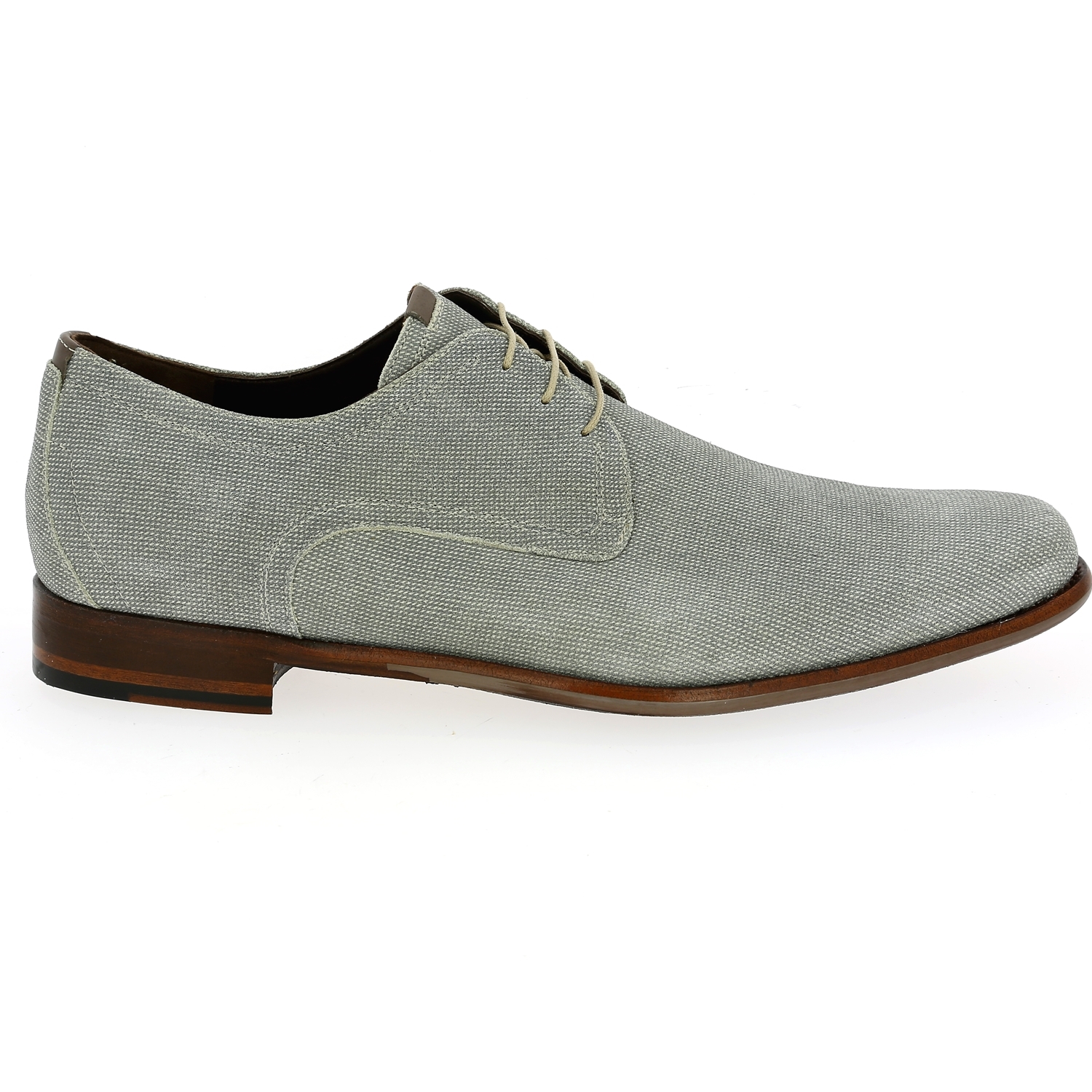 Zoom Floris Van Bommel veterschoenen grijs