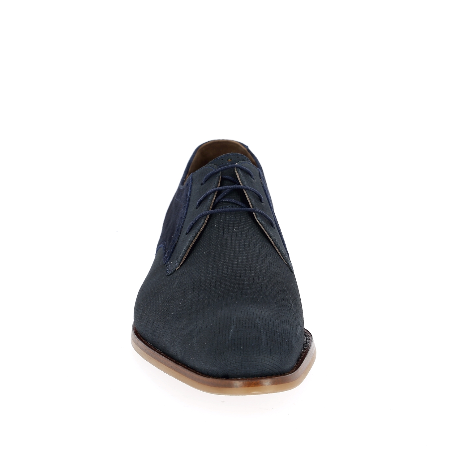 Zoom Floris Van Bommel veterschoenen blauw