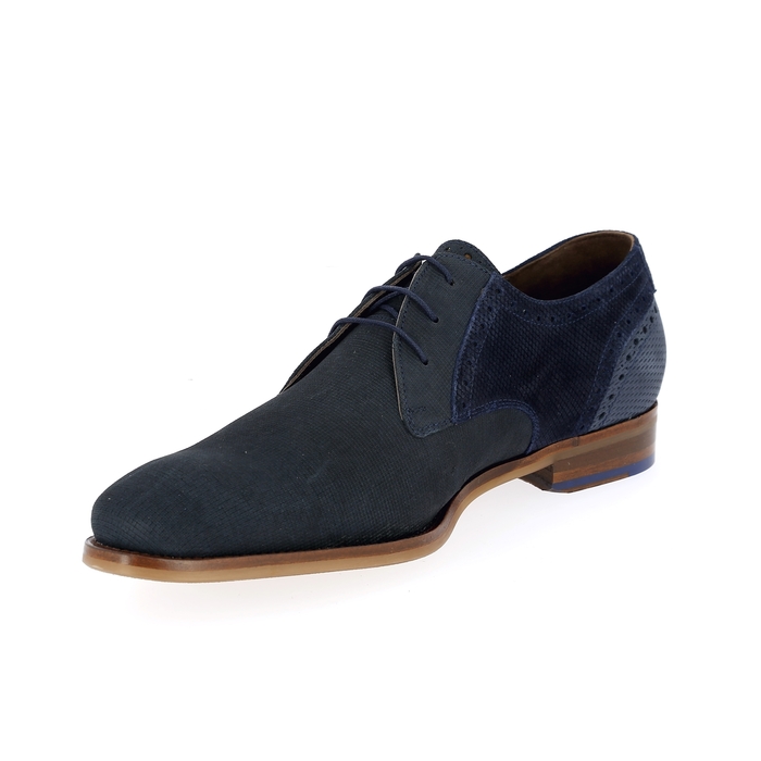 Floris Van Bommel veterschoenen blauw blauw