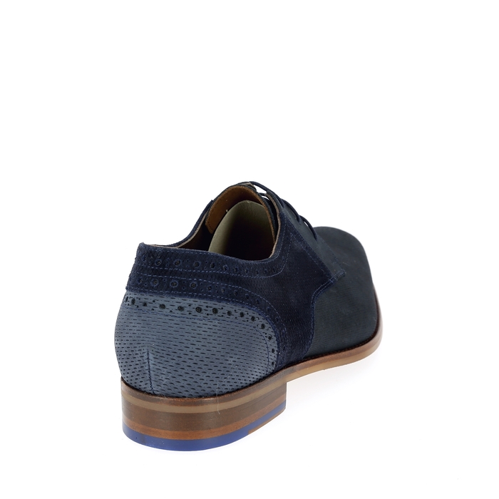 Floris Van Bommel veterschoenen blauw blauw