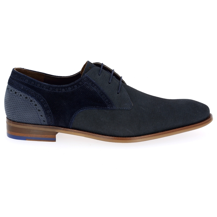 Floris Van Bommel veterschoenen blauw blauw