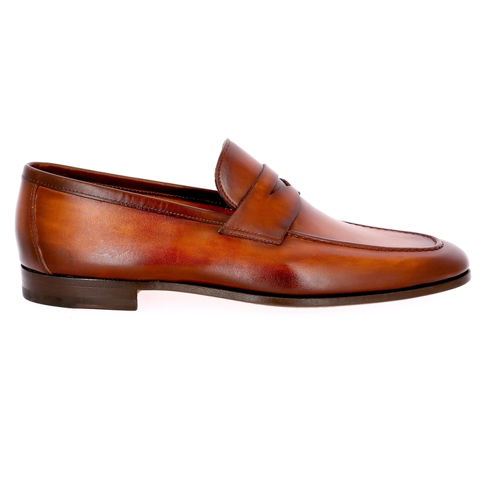 Magnanni moccassins cognac cognac