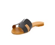 Muiltjes - slippers Delaere zwart