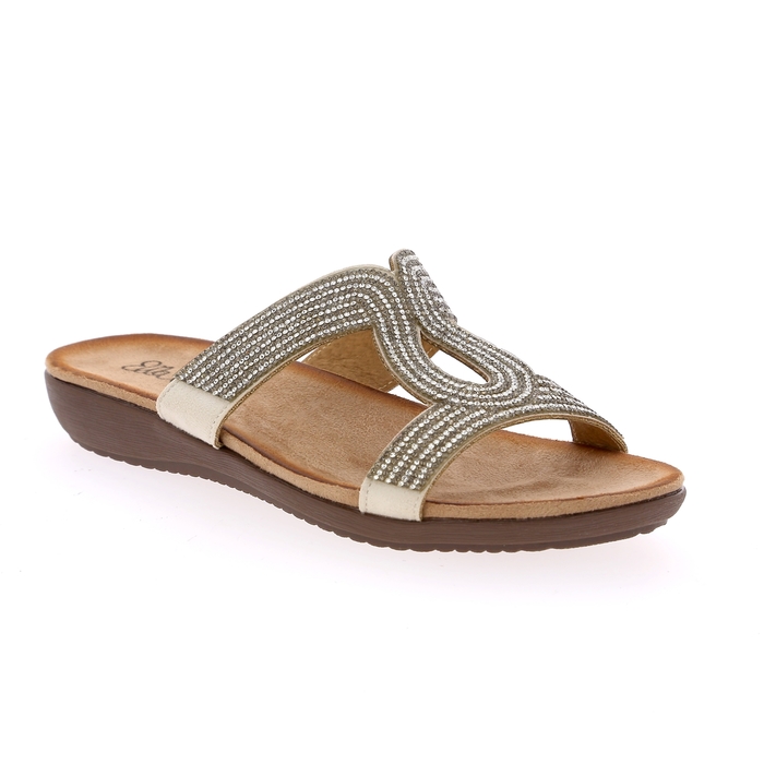 Ella Cruz muiltjes - slippers bruin