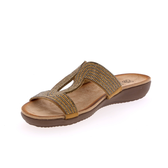 Ella Cruz muiltjes - slippers bruin bruin