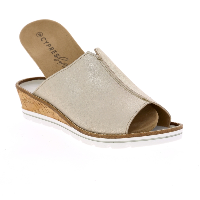 Cypres muiltjes - slippers platinum platinum