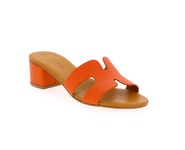 Delaere Muiltjes - slippers oranje