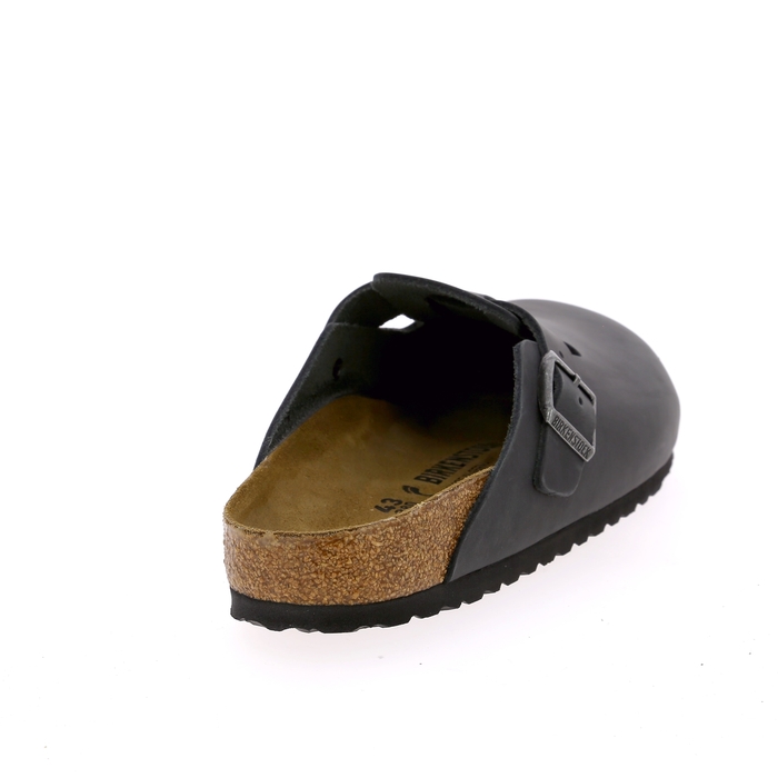 Birkenstock muiltjes zwart zwart