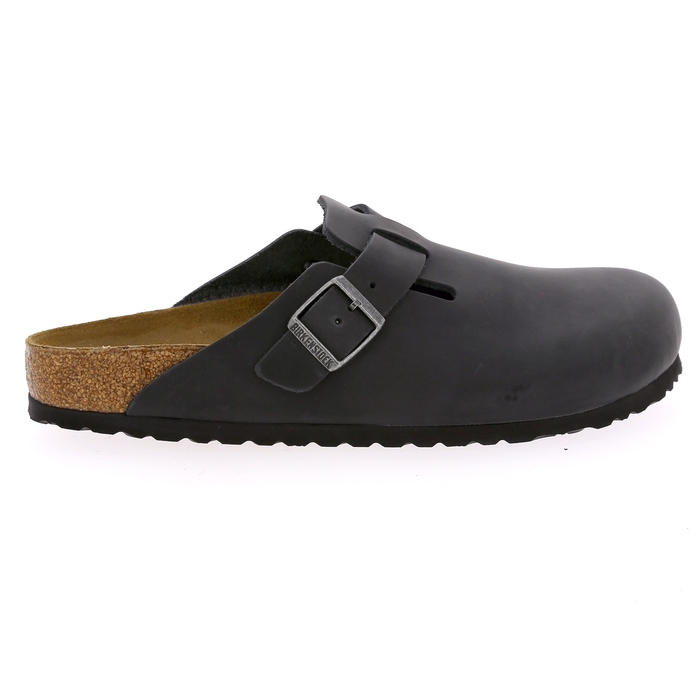 Birkenstock muiltjes zwart zwart
