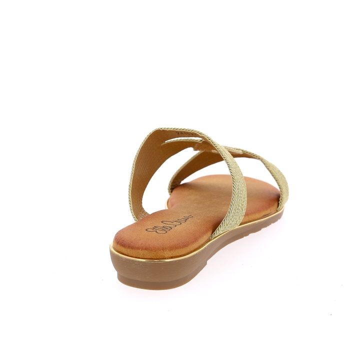 Ella Cruz muiltjes - slippers goud goud