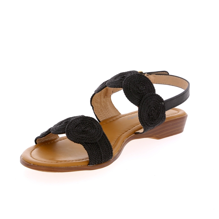 Ella Cruz sandalen zwart zwart