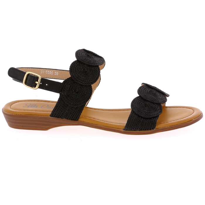 Ella Cruz sandalen zwart zwart
