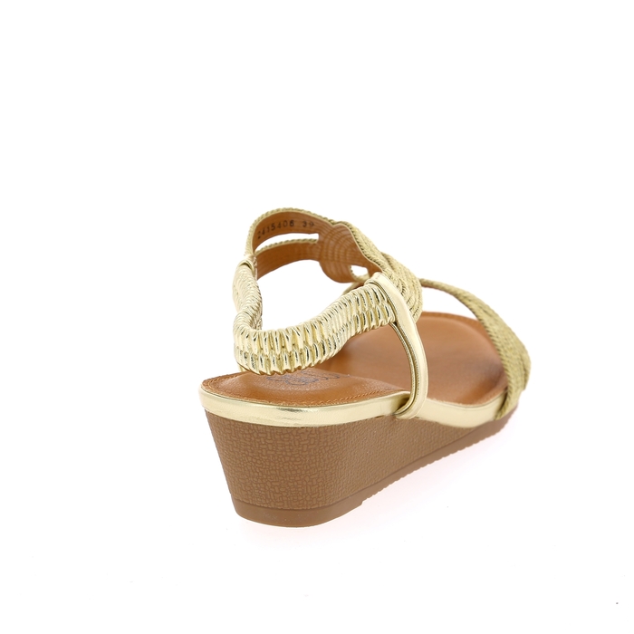 Ella Cruz sandalen goud goud