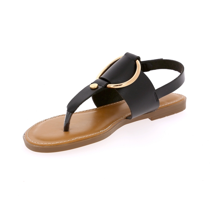 Lisa&jo sandalen zwart zwart