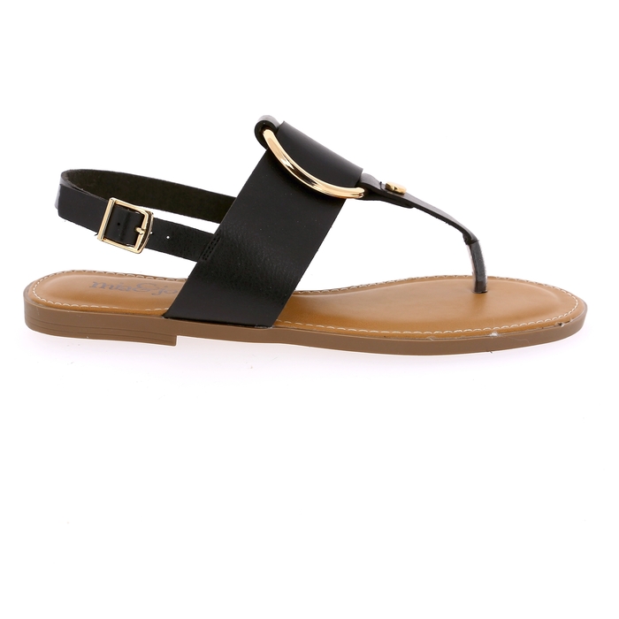 Lisa&jo sandalen zwart zwart