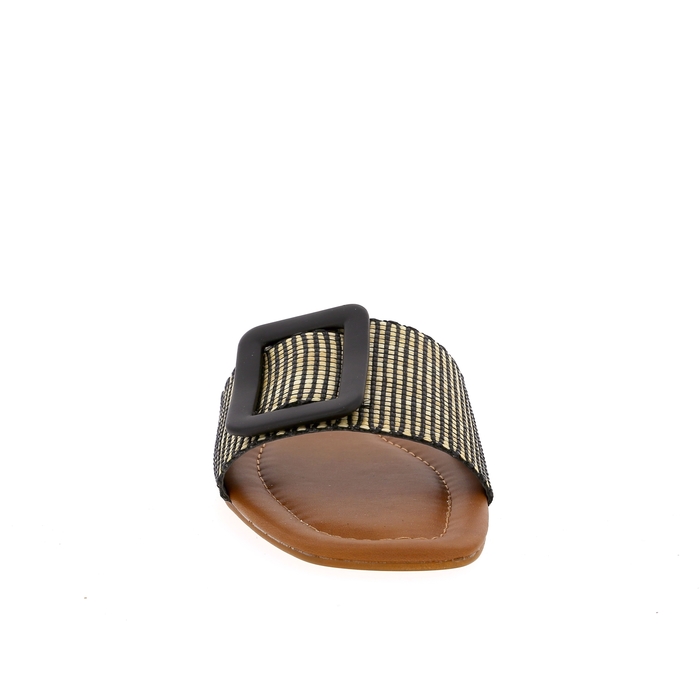 Cypres muiltjes - slippers zwart zwart