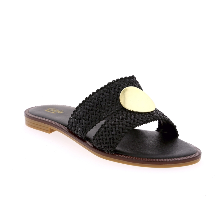 Gioia muiltjes - slippers zwart zwart