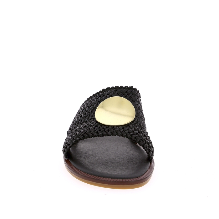 Gioia muiltjes - slippers zwart zwart