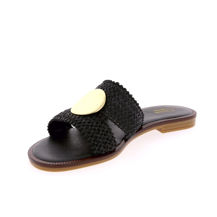 Gioia muiltjes - slippers zwart zwart