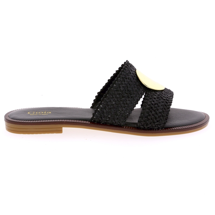 Gioia muiltjes - slippers zwart zwart