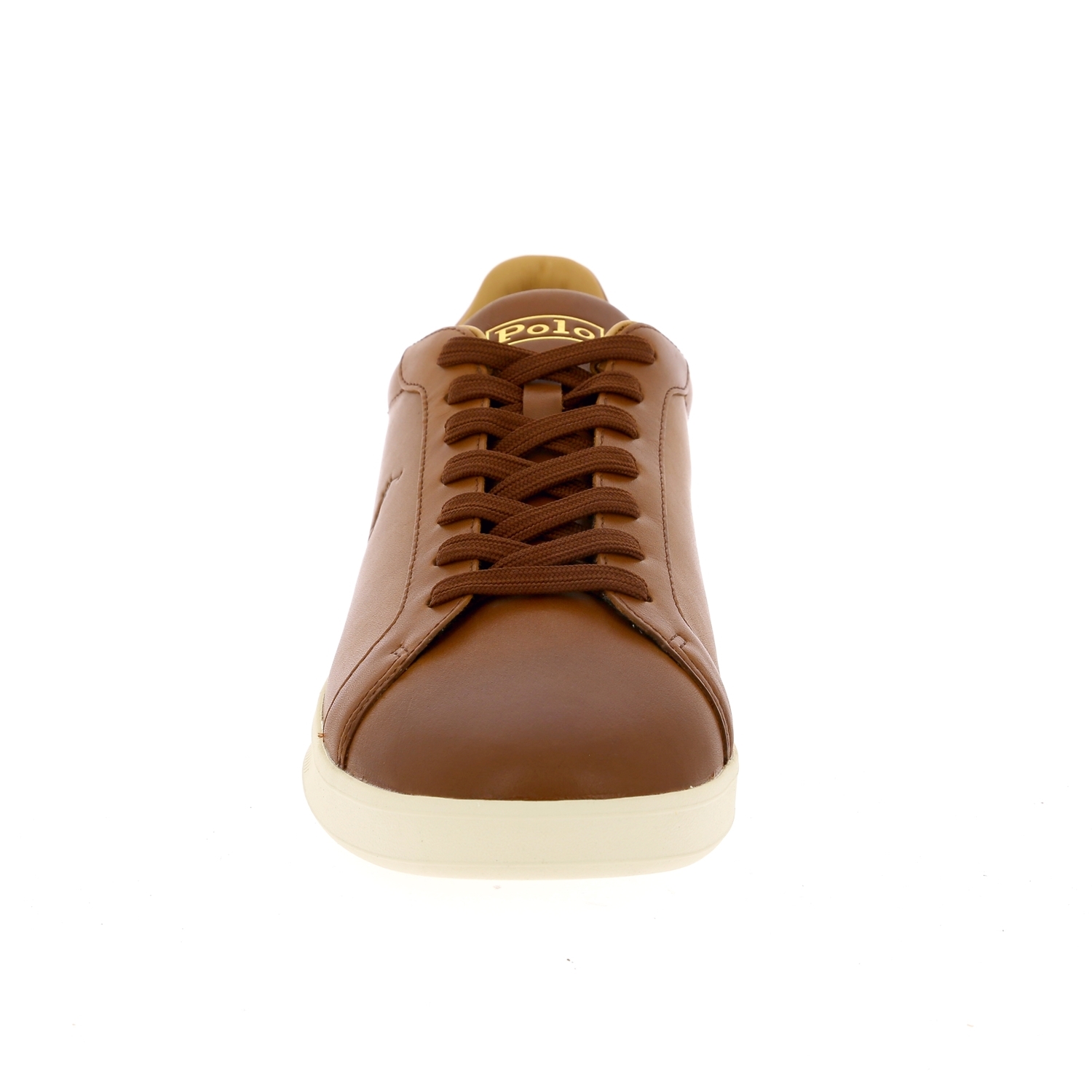 Zoom Ralph Lauren basket cognac