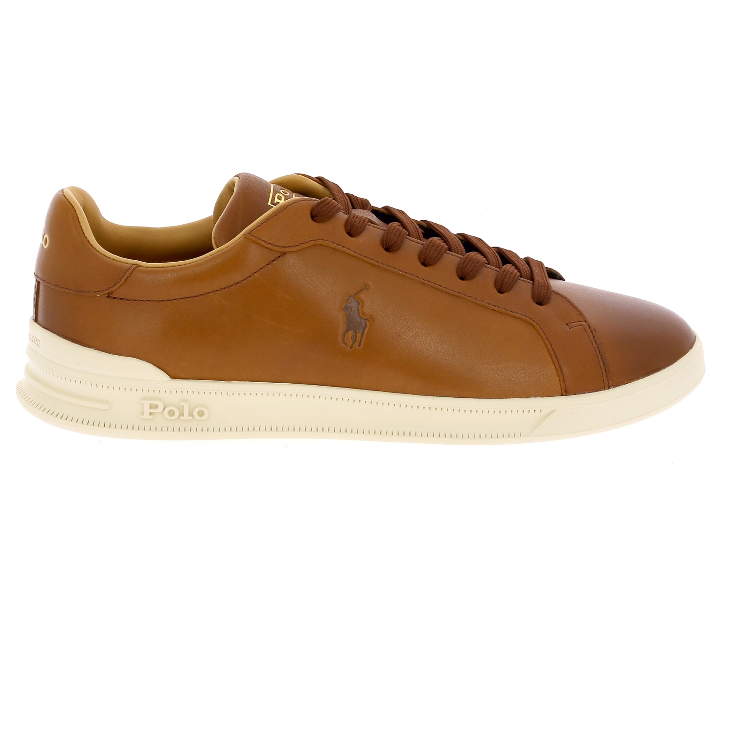 Zoom Ralph Lauren basket cognac