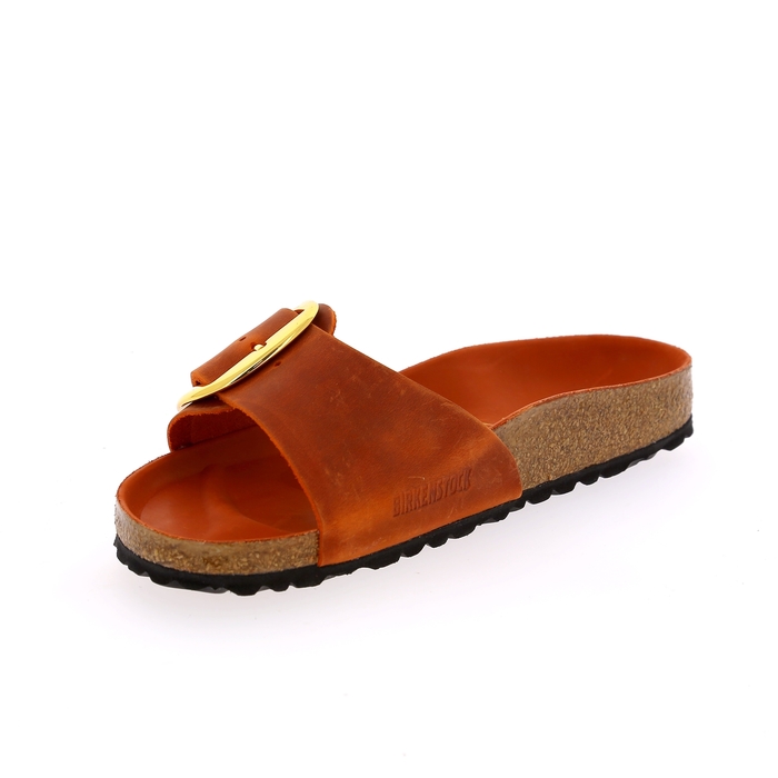 Birkenstock muiltjes - slippers roest roest