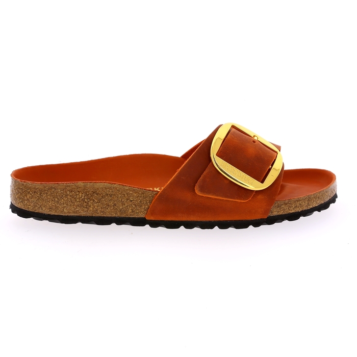 Birkenstock muiltjes - slippers roest roest