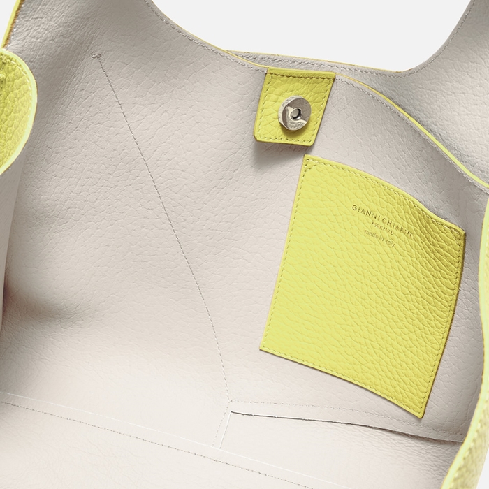 Gianni Chiarini handtas geel geel