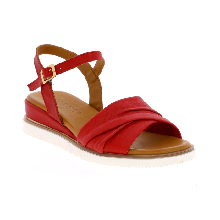 Cypres sandales rouge rouge
