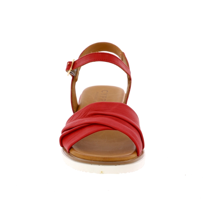 Cypres sandales rouge rouge