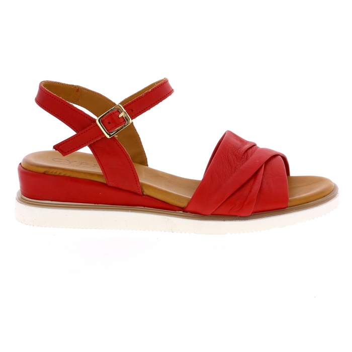 Cypres sandales rouge rouge