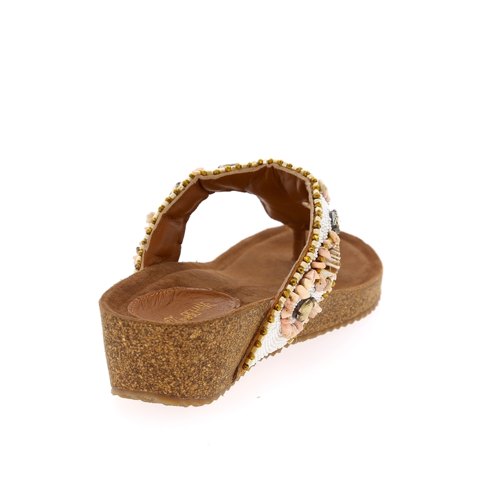 Cypres muiltjes - slippers wit wit