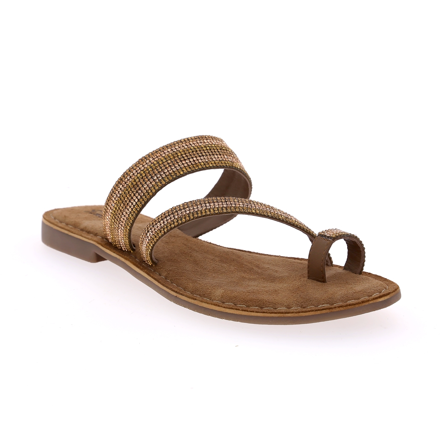 Zoom Cypres muiltjes - slippers cognac