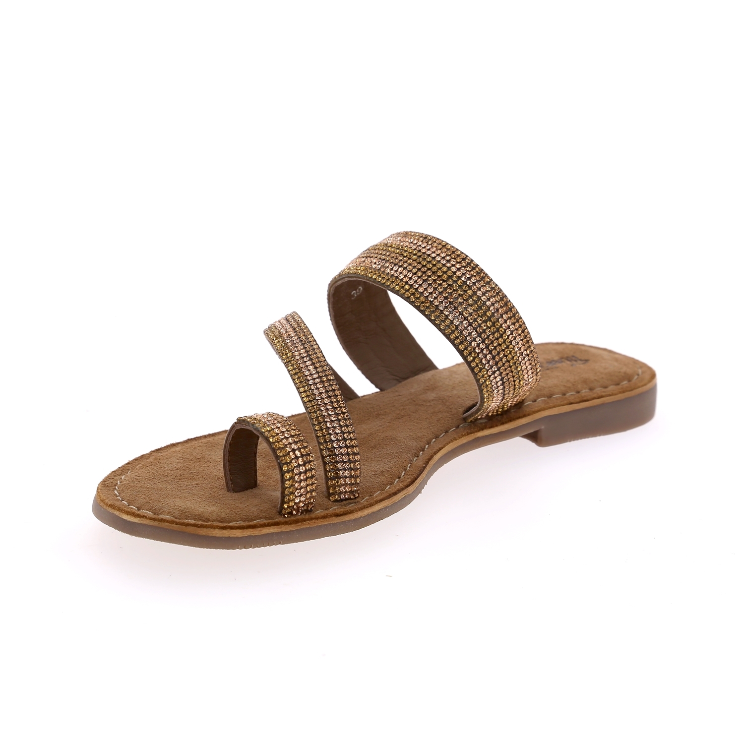 Zoom Cypres muiltjes - slippers cognac