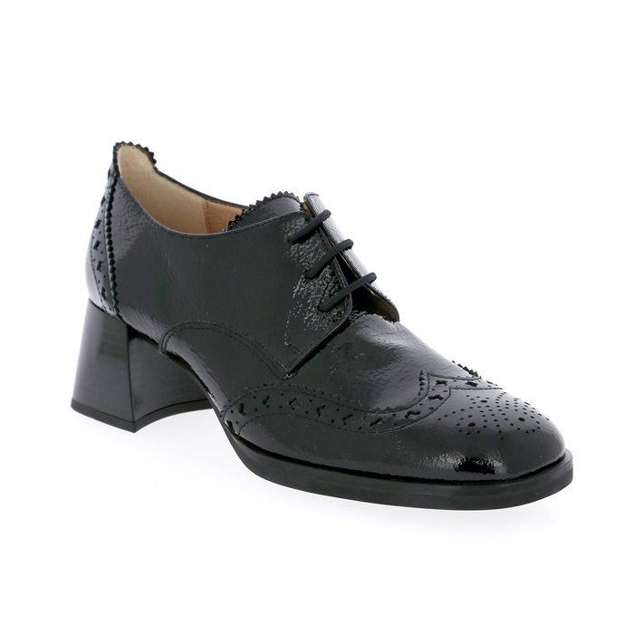 Hispanitas veterschoenen zwart zwart