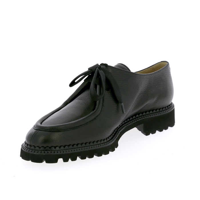 Brunate veterschoenen zwart zwart