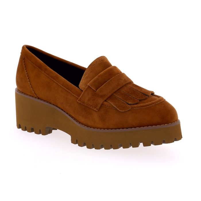 Gioia instappers - instapschoenen cognac cognac