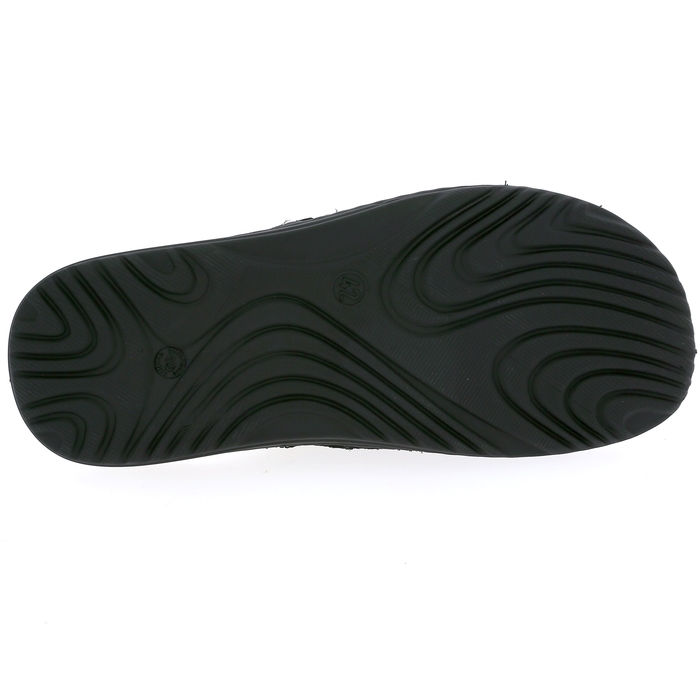 Cypres pantoffels zwart zwart