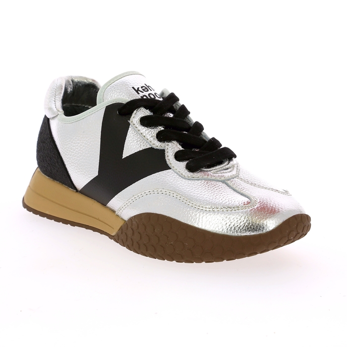 Keh-noo sneakers zilver zilver