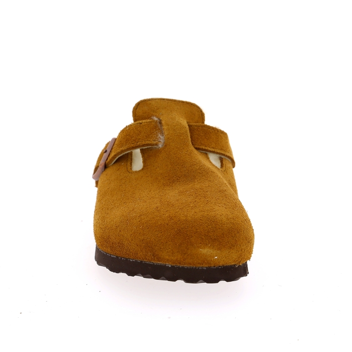 Birkenstock muiltjes - slippers cognac cognac