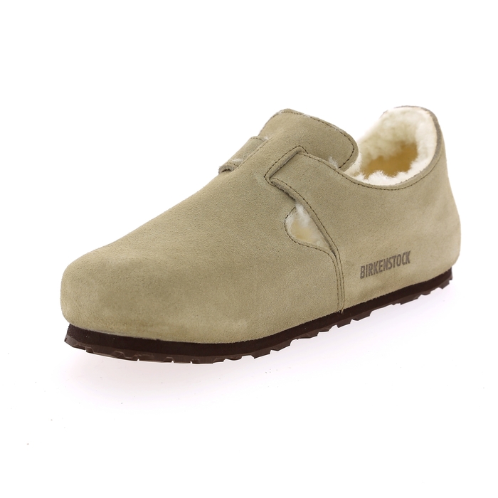 Birkenstock muiltjes taupe taupe