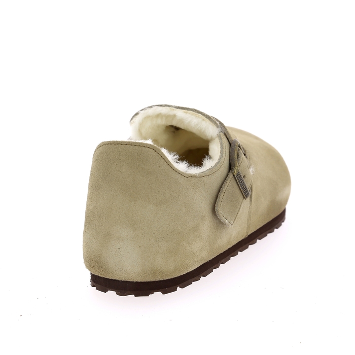 Birkenstock muiltjes taupe taupe