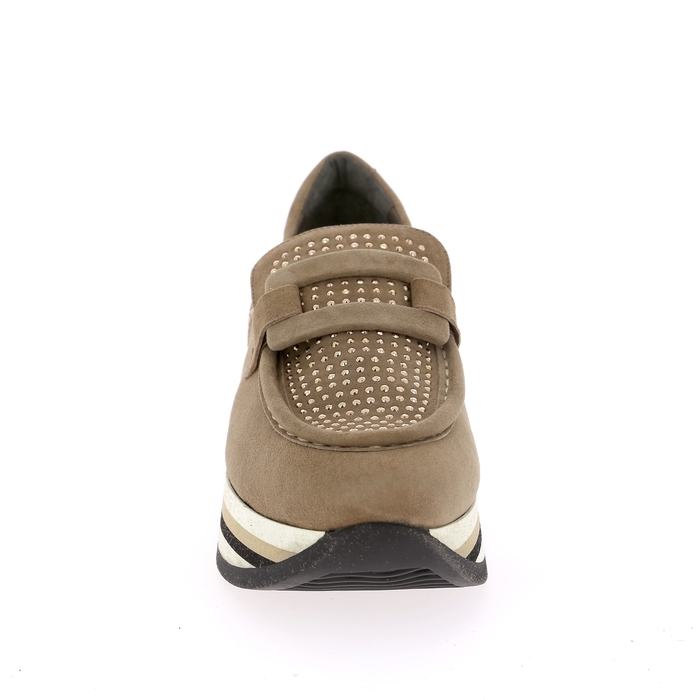 Softwaves instappers - instapschoenen taupe taupe