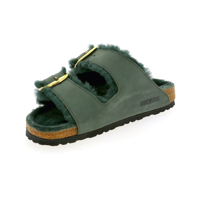Birkenstock muiltjes - slippers kaki kaki