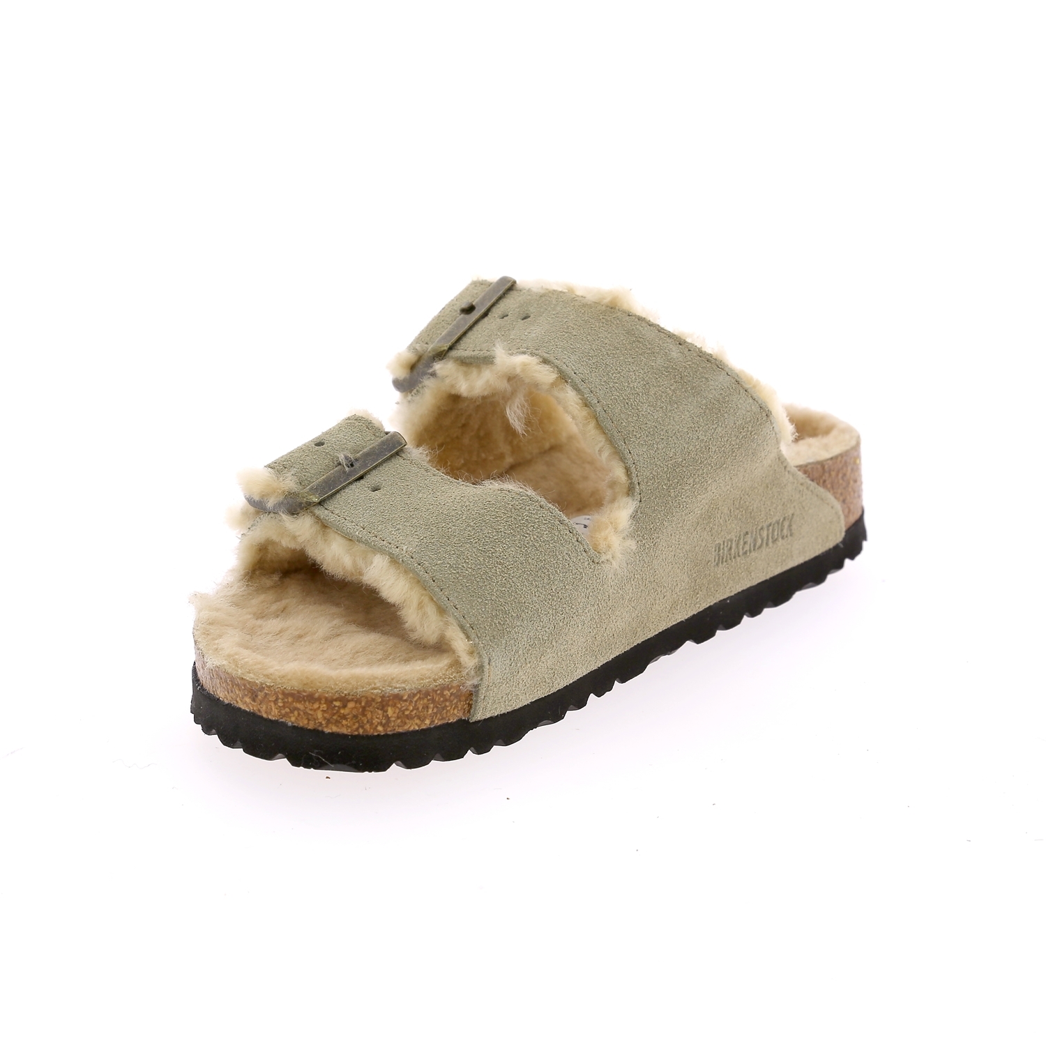 Zoom Birkenstock muiltjes - slippers taupe