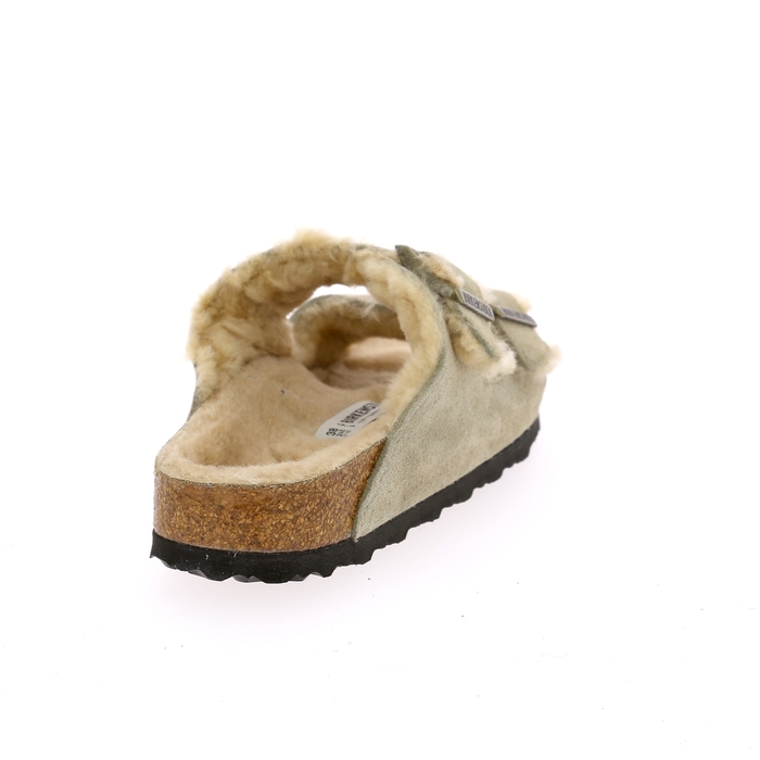 Birkenstock muiltjes - slippers taupe taupe