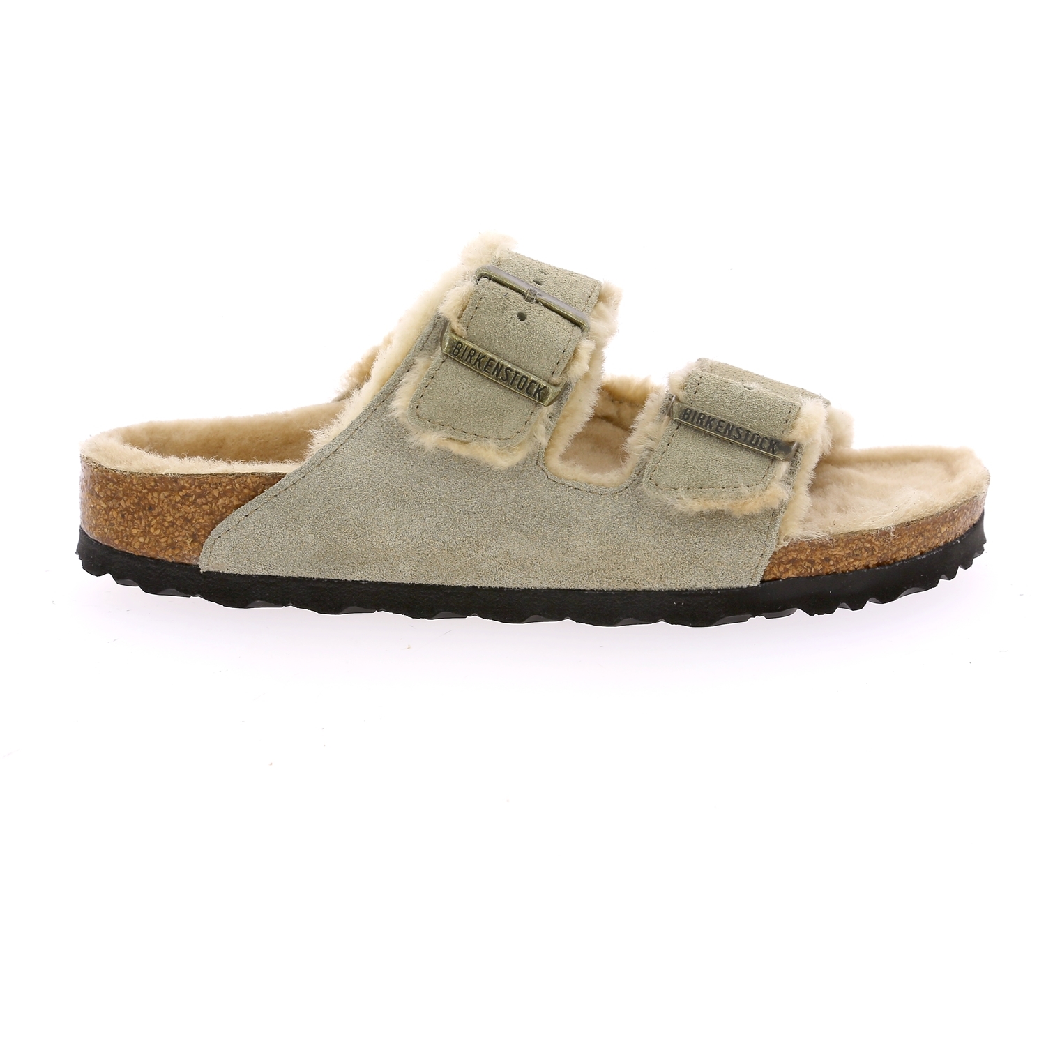 Zoom Birkenstock muiltjes - slippers taupe