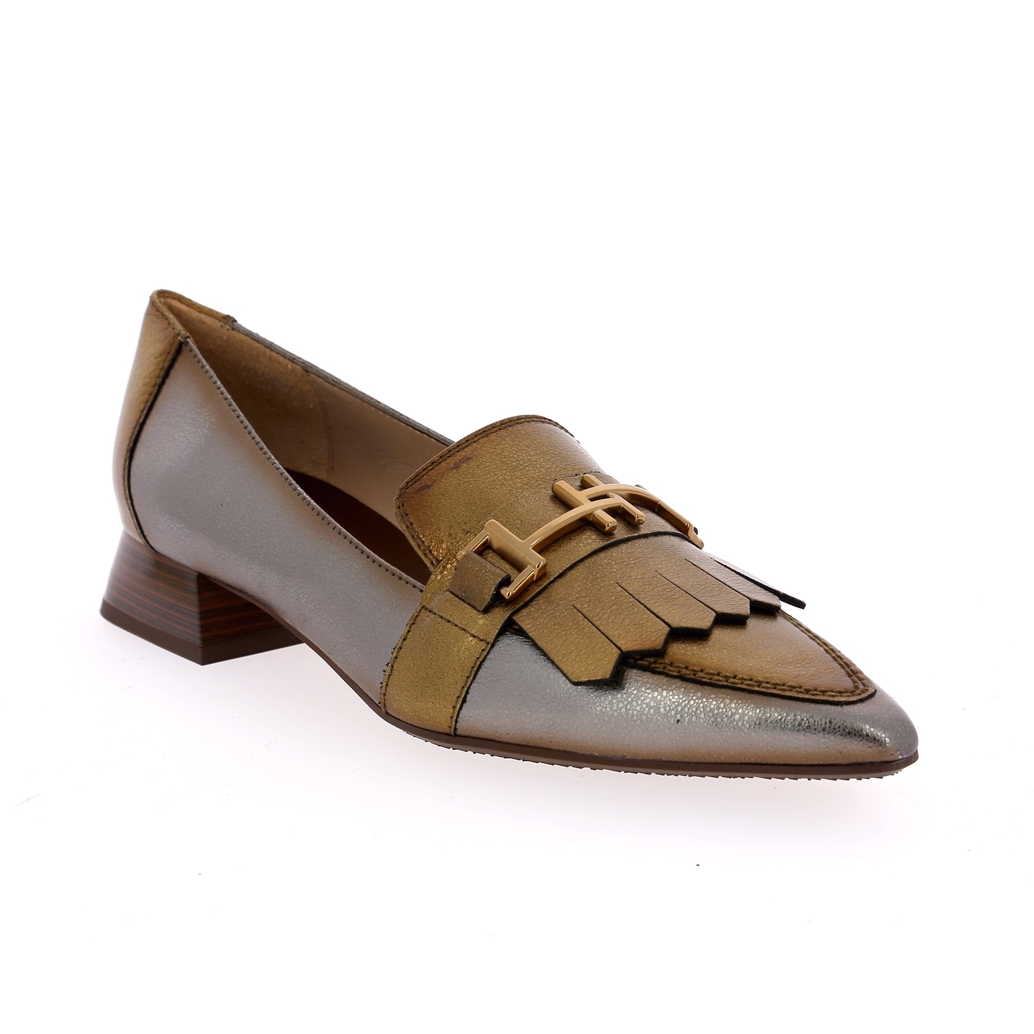 Zoom Hispanitas moccassins argent