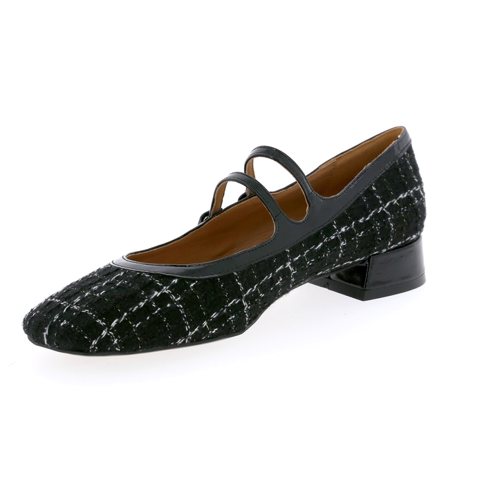 Bibilou ballerinas zwart zwart